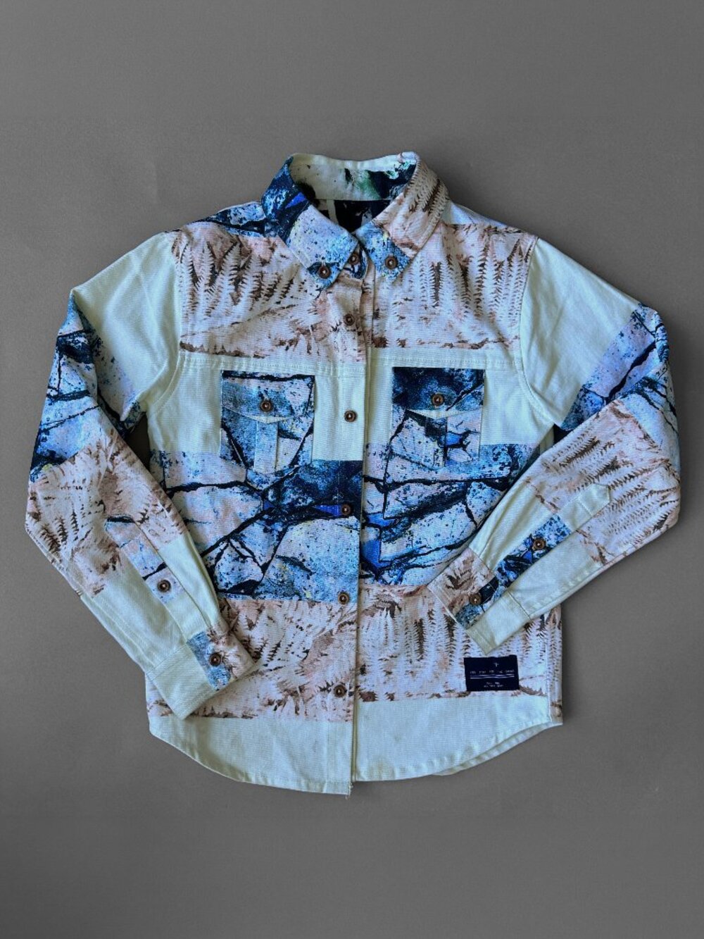 Agatha Cub Kids Printed Button-Up Shirt Size 8Y